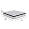 Merrick Lane Hulen 12 Inch Extra Firm Hybrid Pocket Spring & CertiPUR-US Certified Foam Mattress in a Box